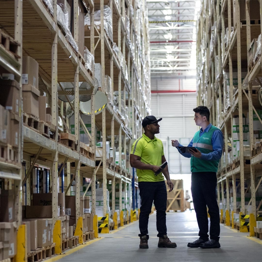 Two Man in Logistic Center